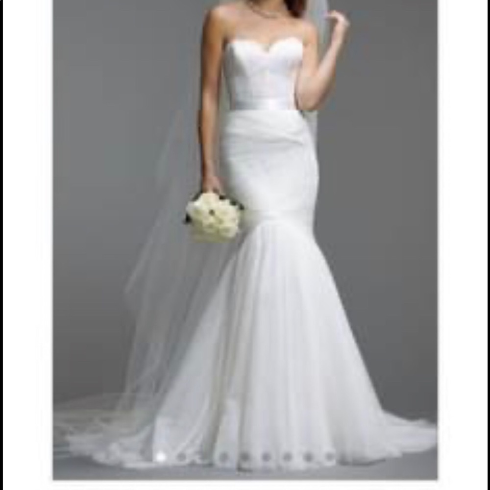 Watters Wedding dress corset and skirt size 10 ivory